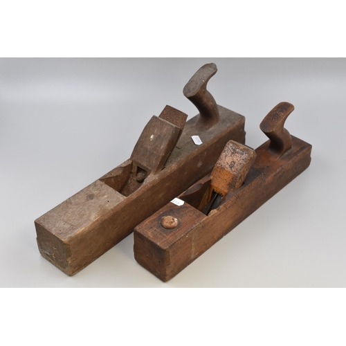 639 - Two Vintage Wooden Planes To Include Size 26 Blackburn Education Committee, And Other. Largest Appro... 