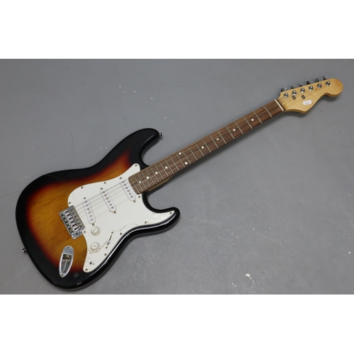 447 - Sunburst Effect Electric Guitar (One String Needs Replacing)