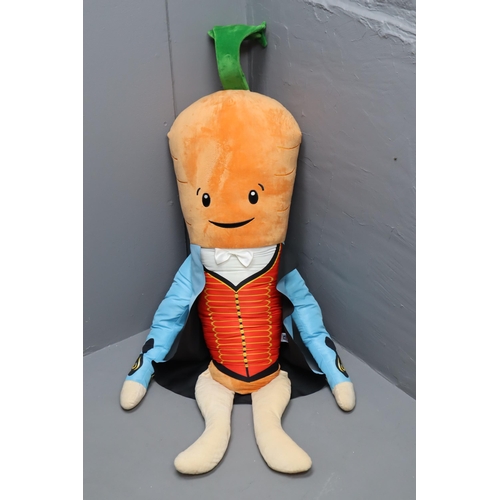 651 - Giant Kevin The Carrot in Traditional Smart Dress with Bow Tie (67”)