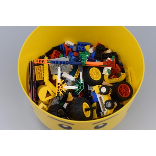 457 - Large lego Head Storage Tub Complete with Mainly Lego Contents