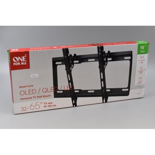 662 - One For All Smart Line OLED/QLED/LED Universal TV Wall Mount for 32