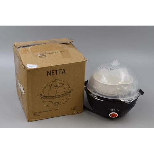 461 - NETTA Egg Boiler for 7 Eggs (Powers On When Tested)