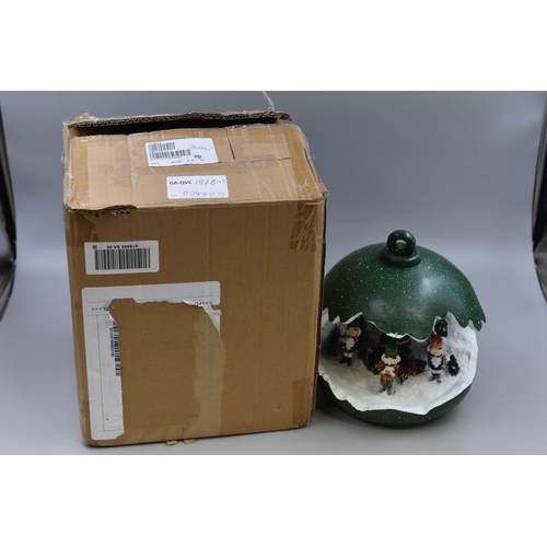 667 - New Boxed Giant Nutcracker Light Up Bauble Working - RRP £45