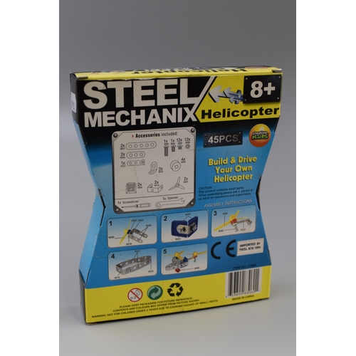 474 - Brand New Steel Mechanics Helicopter Kit