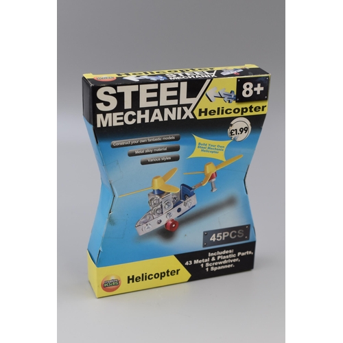 474 - Brand New Steel Mechanics Helicopter Kit