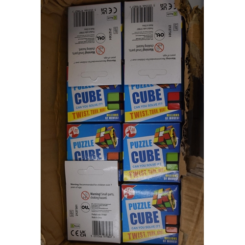 489 - Box of Sixteen Brand New Puzzle Cube Sets