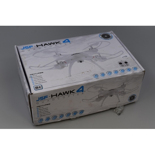 501 - Boxed JSF Hawk 4 Quadcopter seems to be complete