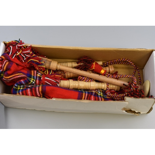 507 - Set of Junior Playable Bagpipes in Original Box