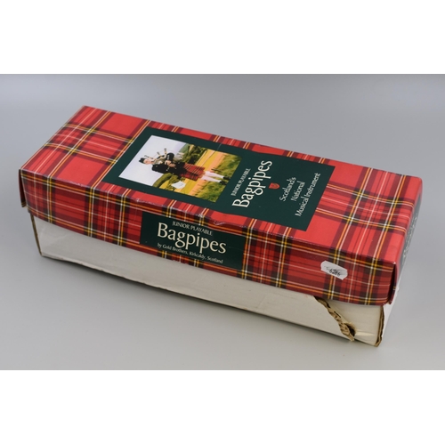 507 - Set of Junior Playable Bagpipes in Original Box