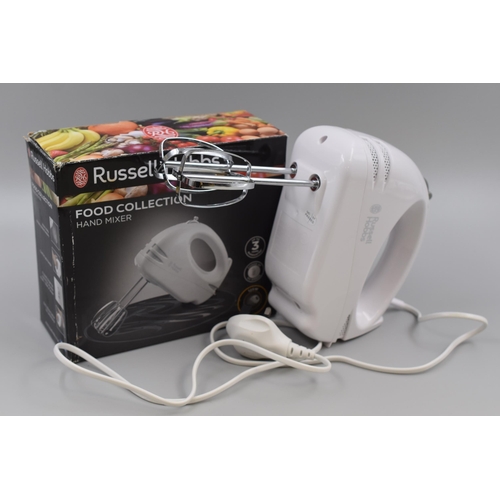 509 - Working Russell Hobbs Hand Mixer in Box