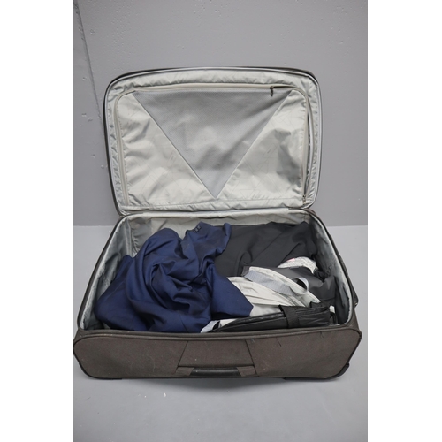 518 - Suitcase Containing a Selection of Blazer Jackets. Includes x3 Topman Size UK40, Ventuno, Next 42 R,... 