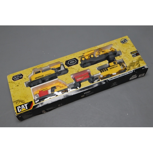 537 - Large CAT Construction Express Train in Box