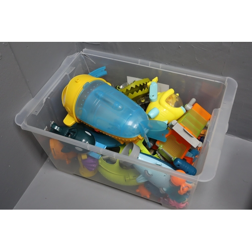 728 - Large Selection of Octonauts Toys, includes Figures, Subs, Vehicles and more