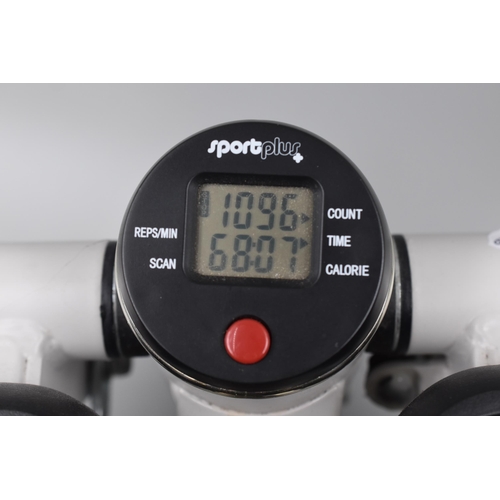 565 - Sport Plus Stepcounter Exercising Machine with digital readout and adjustable tension