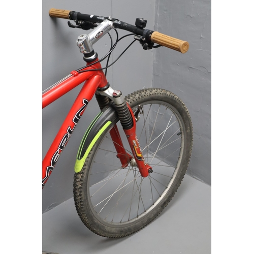 570 - Adult Sized High End Merlin 24 Speed Mountain Bike with Front Suspension very light bike