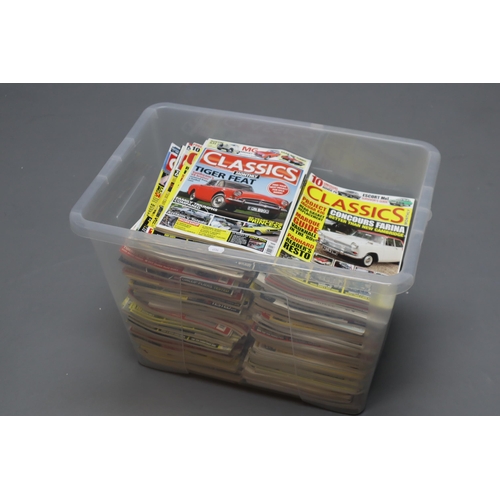 789 - A Selection of 118 Classic Car and Motoring Magazines, Mostly Classics Monthly (No Postage)