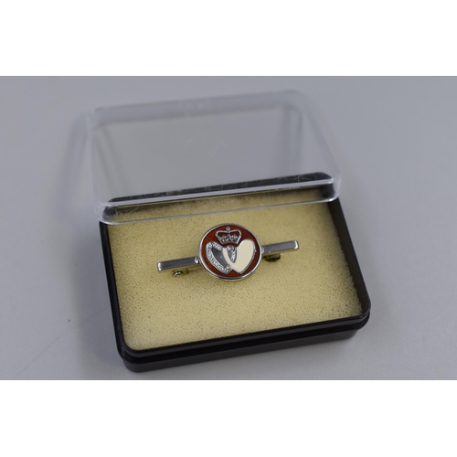 55 - British Heart Foundation Pin Badge Solid Silver & Enamel complete with Presentation Box