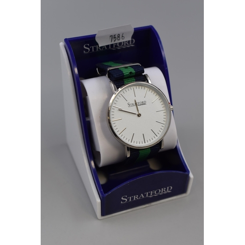 63 - Brand New Unworn Stratford Gents Watch in Box