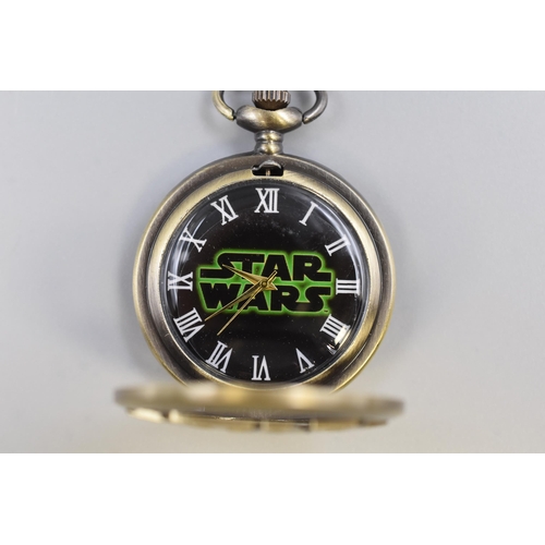 70 - A Collectable Star Wars Pocket Watch, In Presentation Box. Working