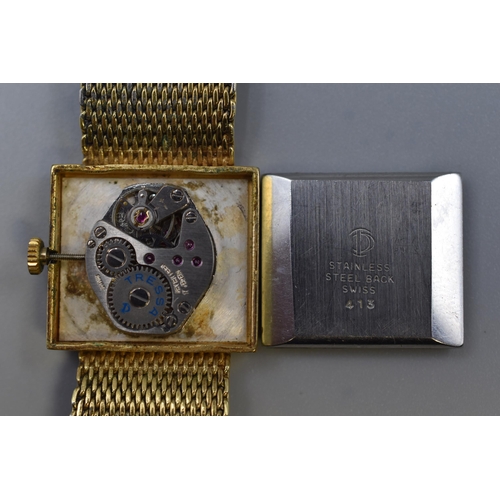 76 - Tressa 17 Jewels Mechanical Ladies Watch (Working)