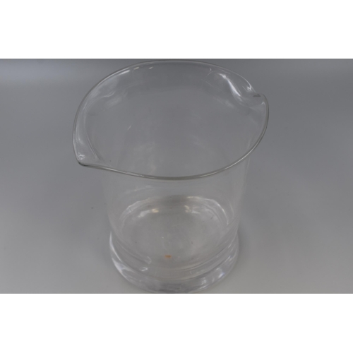 159 - Large Vintage Glass Champagne Ice Bucket