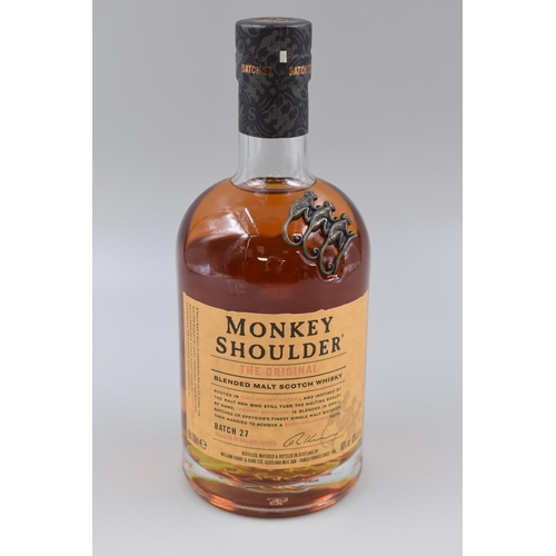 163 - Monkey Shoulder Original Blended Malt Scotch Whisky (70cl Sealed)