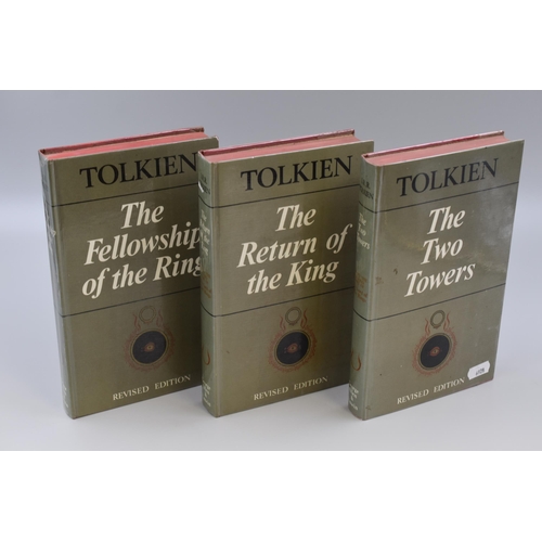 560 - Three Revised Edition of Tolkien's Lord of The Rings (Second Edition Fourth Impression) The Fellowsh... 