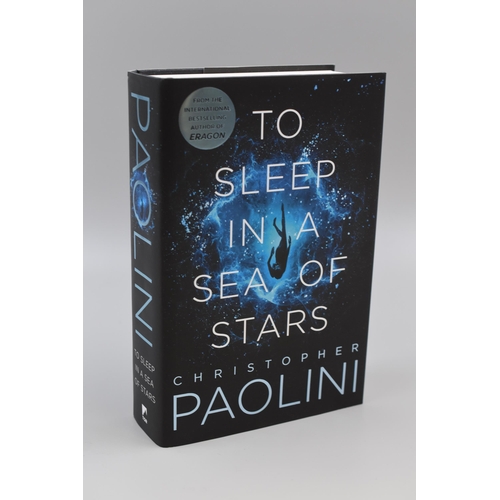 564 - Christopher Paolini: Sci-Fi Author, Forbidden Planet Signed Edition Hardback Copy Of ' To Sleep In A... 