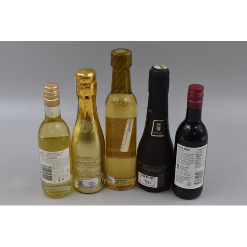 173 - Sealed Bottles of Freixenet, Malbec, Belizean Rum, Blossom Hill and Bottega Prosecco (187ml, 200ml, ... 