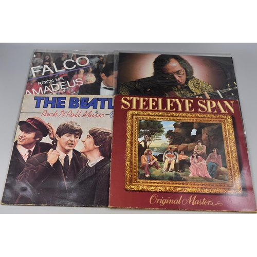 572 - A Selection of Vinyl LP's To Include John Lennon Imagine, Monty Python, Fawlty Towers, Steeleye Span... 