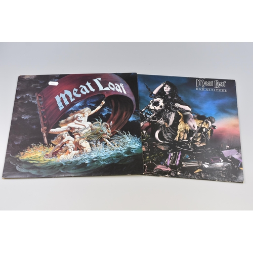 573 - Two Meat Loaf Vinyl LP's To Include Bad Attitude and Dead Ringer