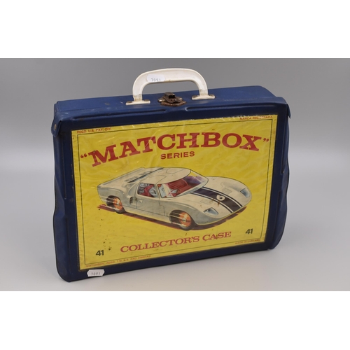 609 - Matchbox Case Containing Two Layers of Collectable Die Cast Cars