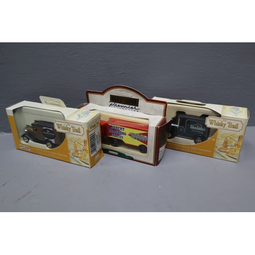 224 - Large Selection of Boxed Die Cast Metal Trucks and Vehicles. Includes News Of The World, Days Gone a... 