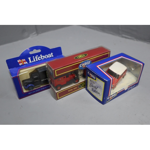 226 - Large Selection of Corgi and Corgi Cameo Boxed Die Cast Cars. Includes Limited Edition Mini, London ... 