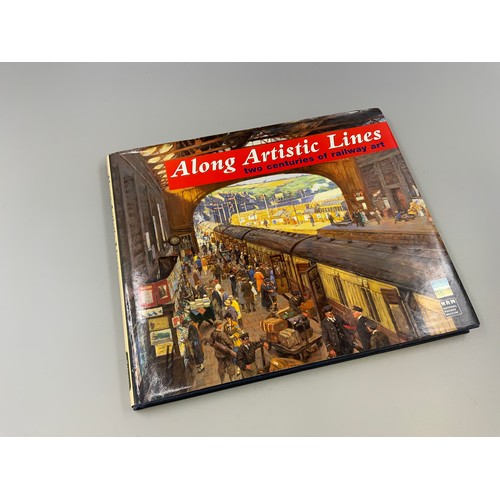 559 - Railway art books to include, Phillip D Hawkins 