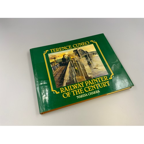 559 - Railway art books to include, Phillip D Hawkins 