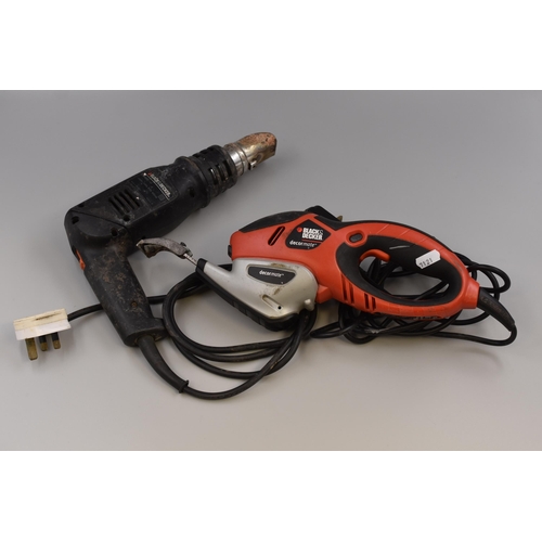 Two Electrical Tools to include a working Black and Decker heat Gun and