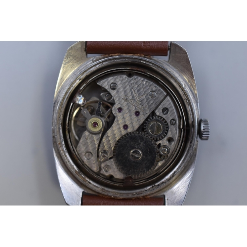 171 - A Camy Geneva Silver Bird 17 Jewels Mechanical Watch, Working