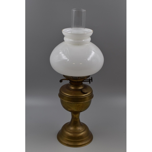 350 - A Vintage Duplex Oil Lamp, Approx 20.5