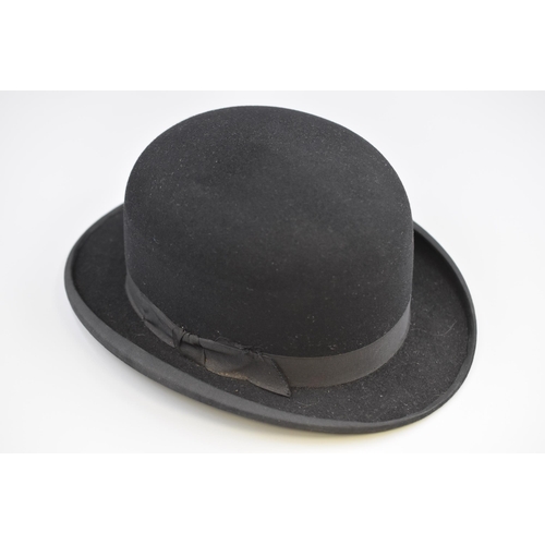 354 - A David Harrower of Mnachester Bowler Hat, Size 6 7/8