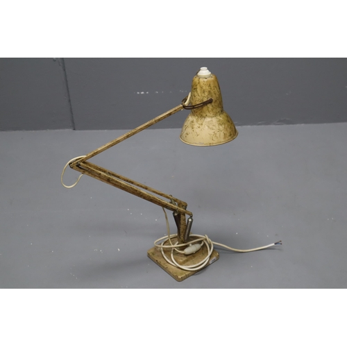 357 - Vintage Herbert Terry & Sons Ltd 1930s Anglepoise Lamp with Scumble Paint Finish