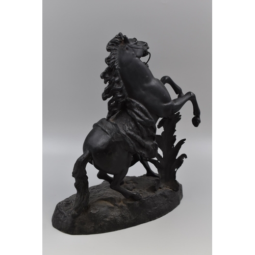 363 - After Guillaume Coustou Cast Metal Horse of Marly Figure (16