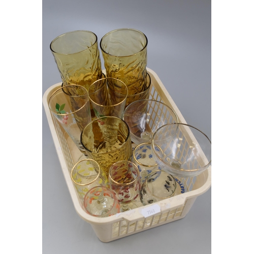 387 - Selection of Glassware including Babycham, Dema Chesterfield and More