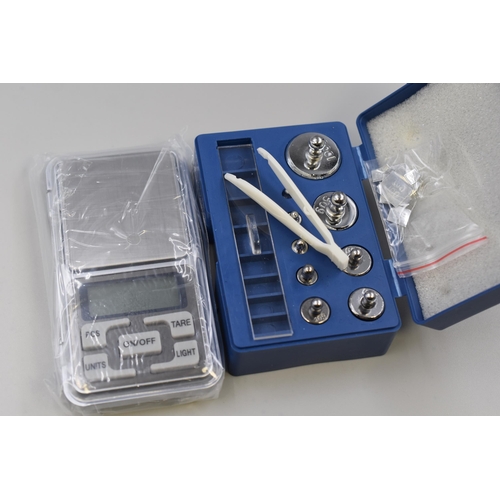 427 - Two New items, includes Pocket Scales and Calibration Set