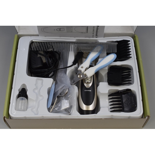 429 - Boxed Professional Dog Grooming Kit, used (powers on)