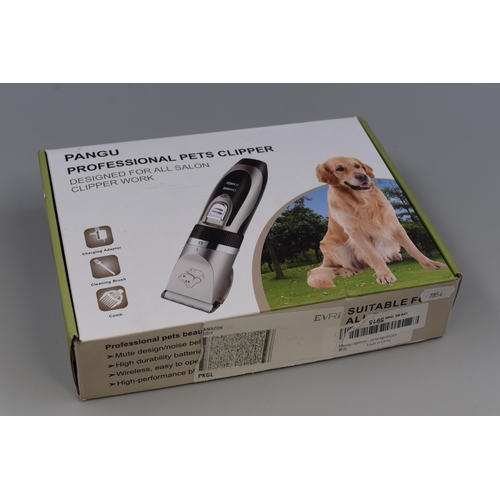 429 - Boxed Professional Dog Grooming Kit, used (powers on)