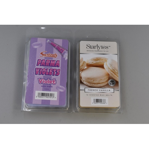 471 - Ten New Scented Wax Melts including Parma Violets, White Christmas and French Vanilla