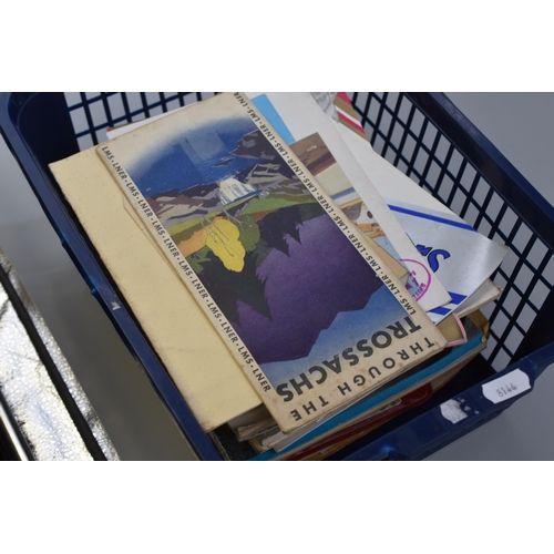 488 - A Large Selection of Vintage Travel Guides and Maps