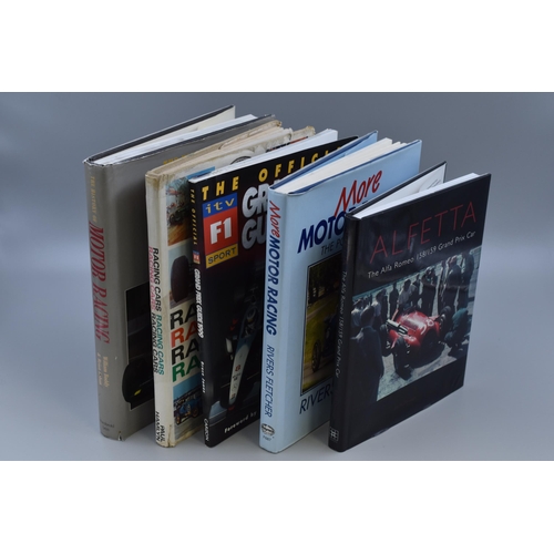 492 - Five motor racing related books to include, 