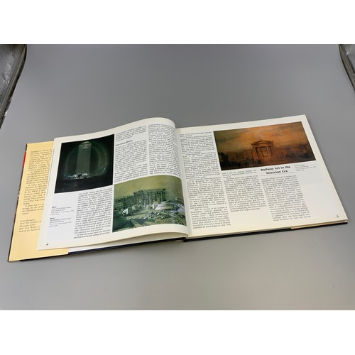 496 - Railway art books to include, Phillip D Hawkins 